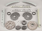 Timing chain kit with adjustable crankshaft gear, Ford 4.6L 2V, each